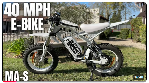 The Street Legal 40 MPH DIRT BIKE!! MA-S Hikeep