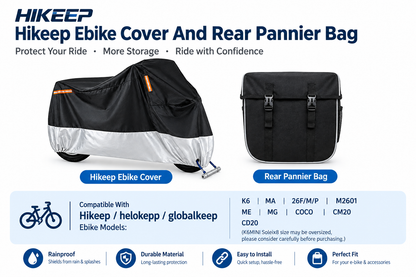 Hikeep eBike Cover And Rear Pannier Bag